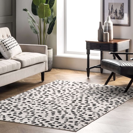Nuloom Brooks Leopard Print Area Rug 4ft x 6ft ECRK15A-406